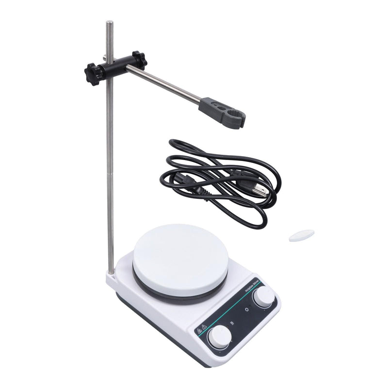 DURAFORCE 200-1500rpm Laboratory Hot Plate Magnetic Stirrer with Heating Magnetic 3L 260℃