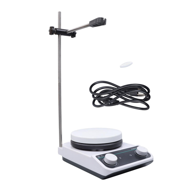 DURAFORCE 200-1500rpm Laboratory Hot Plate Magnetic Stirrer with Heating Magnetic 3L 260℃