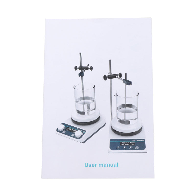 DURAFORCE 200-1500rpm Laboratory Hot Plate Magnetic Stirrer with Heating Magnetic 3L 260℃
