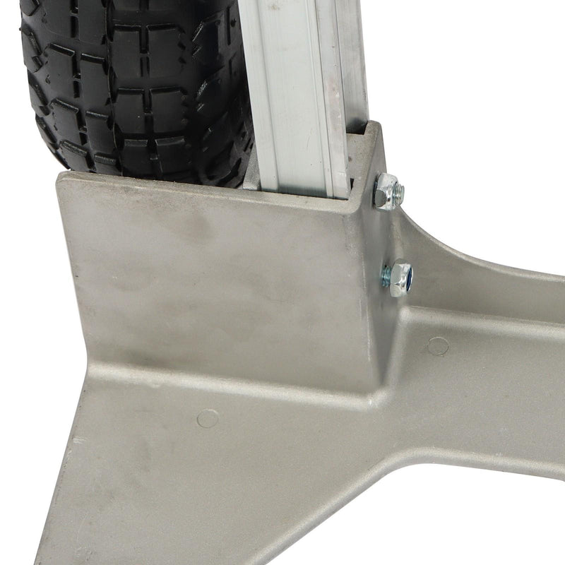 DURAFORCE Hand Truck Aluminum 500Lbs Magliner Trolley Dolly 14"×7-1/2" Diecast Nose Plate