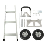 DURAFORCE Hand Truck Aluminum 500Lbs Magliner Trolley Dolly 14"×7-1/2" Diecast Nose Plate