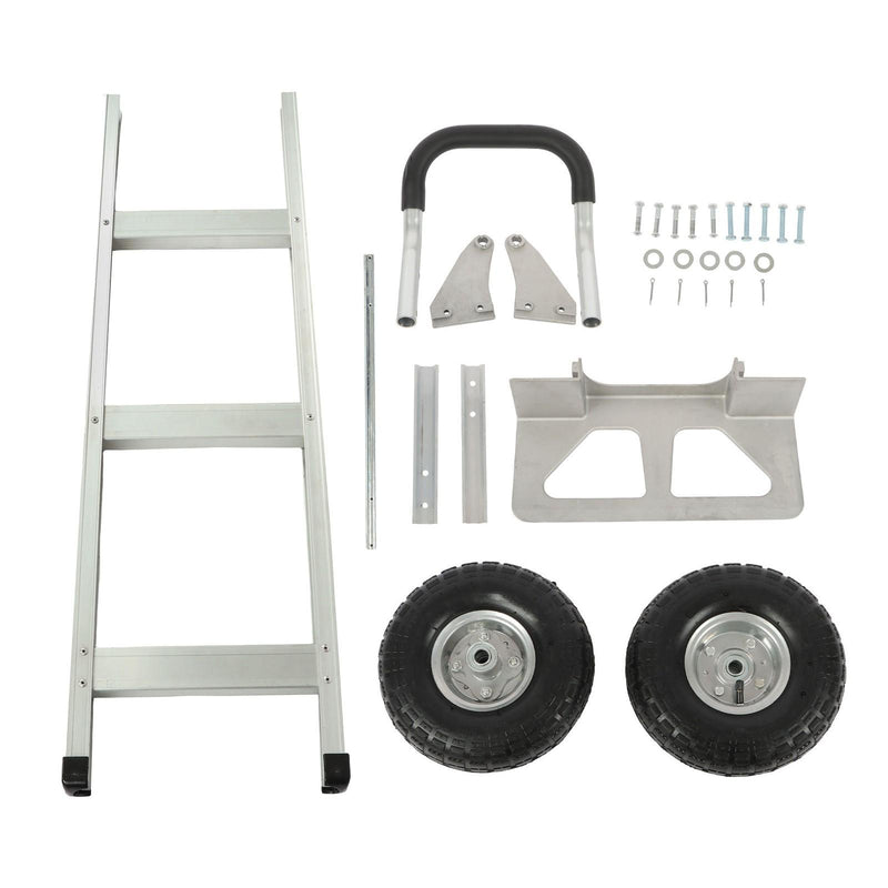 DURAFORCE Hand Truck Aluminum 500Lbs Magliner Trolley Dolly 14"×7-1/2" Diecast Nose Plate