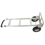 DURAFORCE Hand Truck Aluminum 500Lbs Magliner Trolley Dolly 14"×7-1/2" Diecast Nose Plate