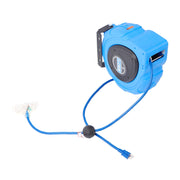 DURAFORCE 12-AWG/3C 65FT SJTOW Retractable Extension Cord Reel Power Cord Reel