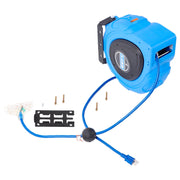 DURAFORCE 12-AWG/3C 65FT SJTOW Retractable Extension Cord Reel Power Cord Reel