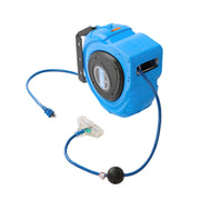 DURAFORCE 12-AWG/3C 65FT SJTOW Retractable Extension Cord Reel Power Cord Reel