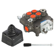 DURAFORCE 2 Spool 21GPM Hydraulic Directional Control Valve For Tractor Loader w/Joystick