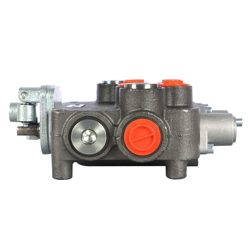 DURAFORCE 2 Spool 21GPM Hydraulic Directional Control Valve For Tractor Loader w/Joystick