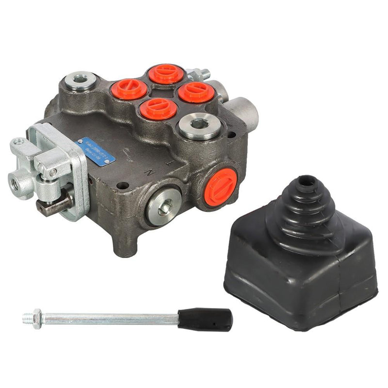 DURAFORCE 2 Spool 21GPM Hydraulic Directional Control Valve For Tractor Loader w/Joystick