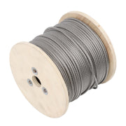 DURAFORCE 3/16" x 500ft Stainless Steel Cable 7x19 Strands T304 Wire Rope 3700 lbs Load