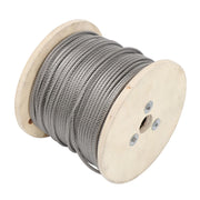 DURAFORCE 3/16" x 500ft Stainless Steel Cable 7x19 Strands T304 Wire Rope 3700 lbs Load