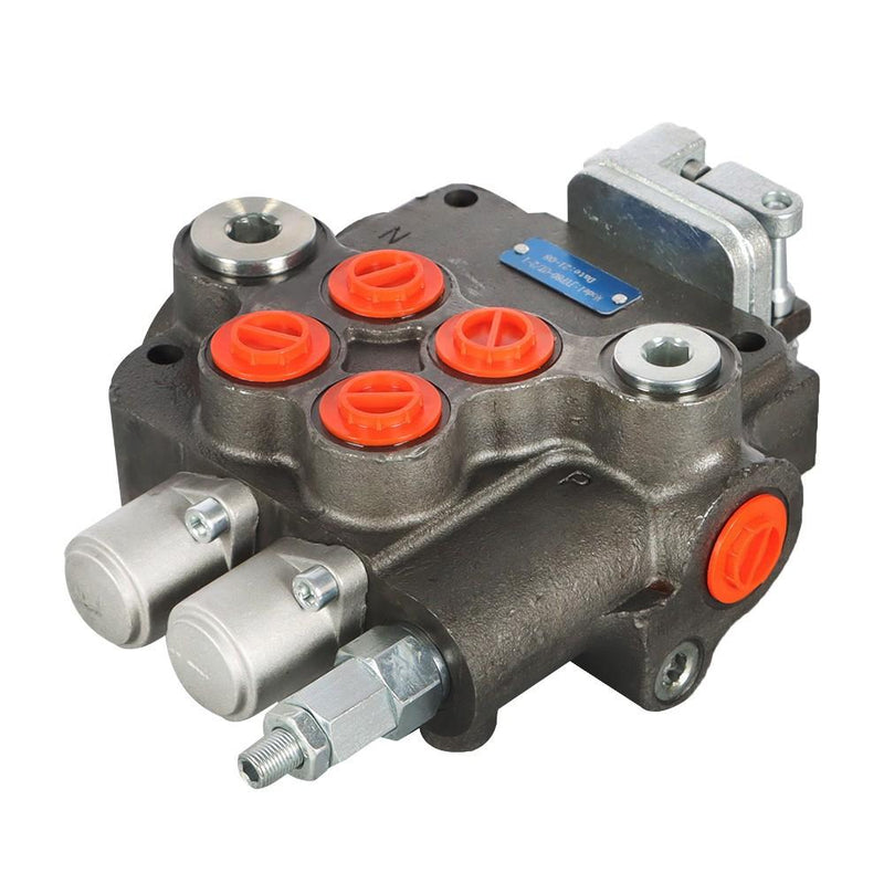 DURAFORCE 2 Spool 21GPM Hydraulic Directional Control Valve For Tractor Loader w/ Joystick