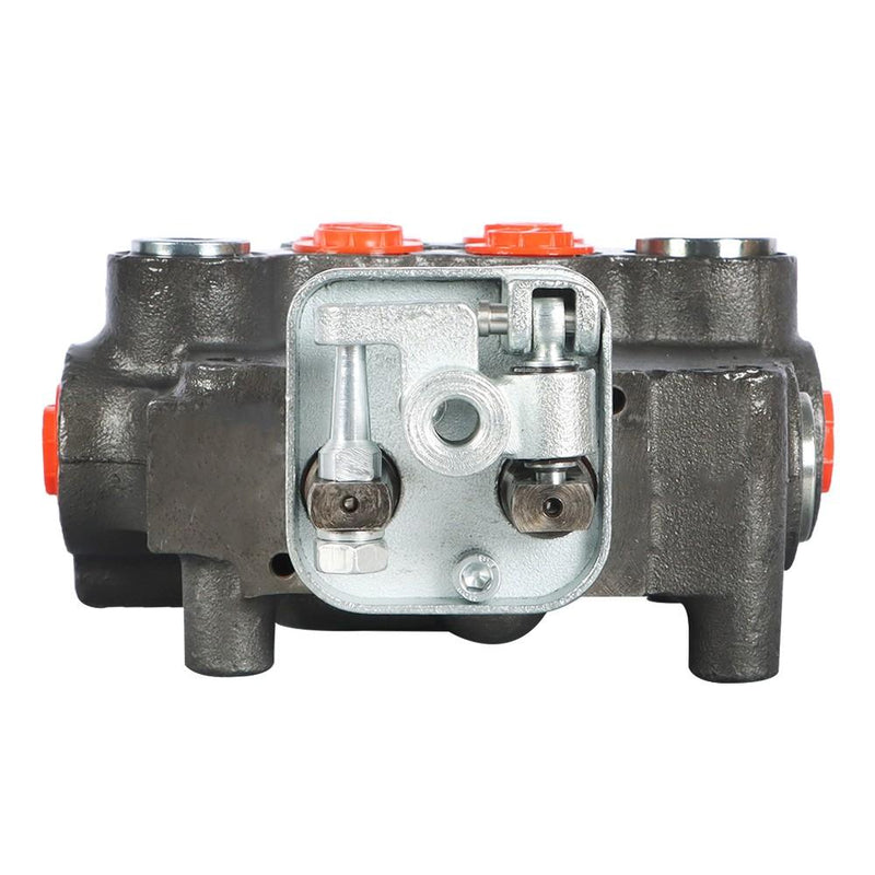 DURAFORCE 2 Spool 21GPM Hydraulic Directional Control Valve For Tractor Loader w/ Joystick
