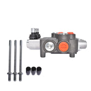 DURAFORCE Hydraulic Monoblock 3 Spool 21 GPM Double Acting Control Valve SAE Ports