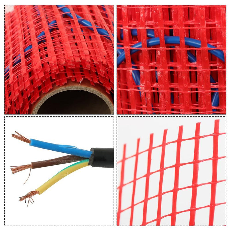 DURAFORCE 20 Sqft 120V Electric Radiant Floor Heating Mat Kit For Under Tile and Laminate