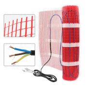 DURAFORCE 20 Sqft 120V Electric Radiant Floor Heating Mat Kit For Under Tile and Laminate