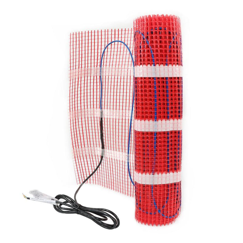 DURAFORCE 20 Sqft 120V Electric Radiant Floor Heating Mat Kit For Under Tile and Laminate