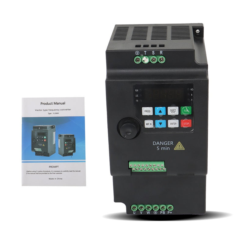 DURAFORCE 220V Variable Frequency Drive Inverter Converter 3KW 4HP 1 To 3 Phase VFD
