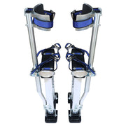 DURAFORCE 15" - 23 " Silver Aluminum Alloy Stilts Tool Adjustable For Taping Painting
