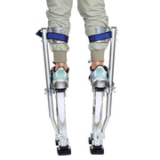 DURAFORCE 15" - 23 " Silver Aluminum Alloy Stilts Tool Adjustable For Taping Painting
