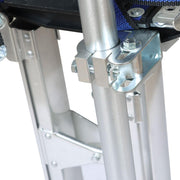 DURAFORCE 15" - 23 " Silver Aluminum Alloy Stilts Tool Adjustable For Taping Painting