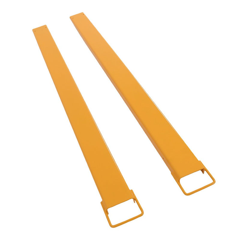 DURAFORCE 1 Pair Heavy Duty Steel Pallet Fork Extensions Forklift Extensions 72" x 4.5"