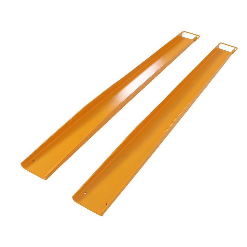 DURAFORCE 1 Pair Heavy Duty Steel Pallet Fork Extensions Forklift Extensions 72" x 4.5"