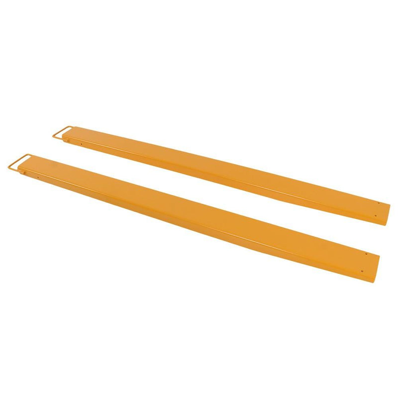 DURAFORCE 1 Pair Heavy Duty Steel Pallet Fork Extensions Forklift Extensions 72" x 4.5"