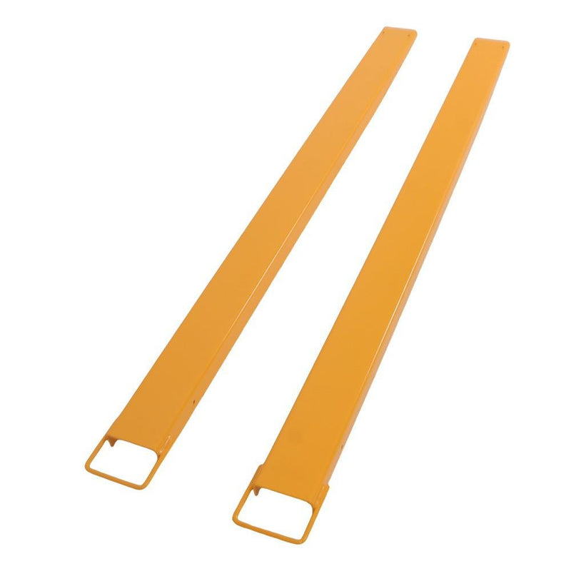 DURAFORCE 1 Pair Heavy Duty Steel Pallet Fork Extensions Forklift Extensions 72" x 4.5"