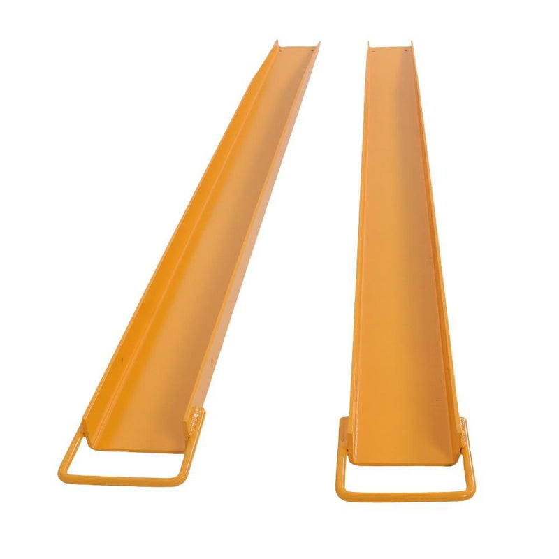 DURAFORCE 1 Pair Heavy Duty Steel Pallet Fork Extensions Forklift Extensions 72" x 4.5"