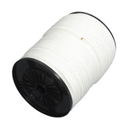 DURAFORCE 3/8 Inch Nylon Rope 500 Foot Spool 100% Nylon Solid Braid Rope Dyeable White