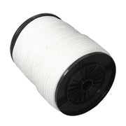 DURAFORCE 3/8 Inch Nylon Rope 500 Foot Spool 100% Nylon Solid Braid Rope Dyeable White