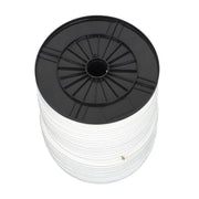 DURAFORCE 3/8 Inch Nylon Rope 500 Foot Spool 100% Nylon Solid Braid Rope Dyeable White