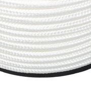 DURAFORCE 3/8 Inch Nylon Rope 500 Foot Spool 100% Nylon Solid Braid Rope Dyeable White