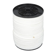 DURAFORCE 3/8 Inch Nylon Rope 500 Foot Spool 100% Nylon Solid Braid Rope Dyeable White