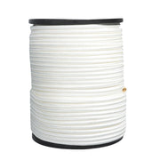DURAFORCE 3/8 Inch Nylon Rope 500 Foot Spool 100% Nylon Solid Braid Rope Dyeable White