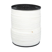 DURAFORCE 3/8 Inch Nylon Rope 500 Foot Spool 100% Nylon Solid Braid Rope Dyeable White