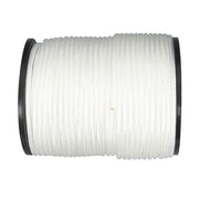 DURAFORCE 3/8 Inch Nylon Rope 500 Foot Spool 100% Nylon Solid Braid Rope Dyeable White
