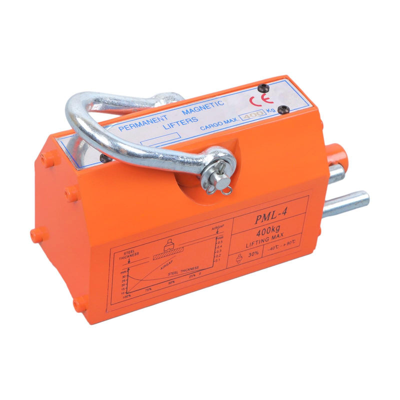 DURAFORCE Magnetic Lifter Lifting Magnet 880lbs/400kg Pulling Capacity 2.5 Safety Factor