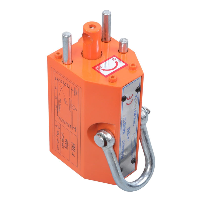 DURAFORCE Magnetic Lifter Lifting Magnet 880lbs/400kg Pulling Capacity 2.5 Safety Factor
