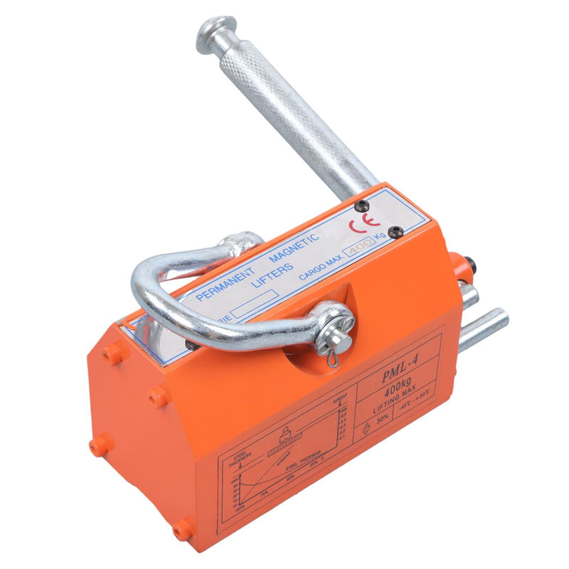 DURAFORCE Magnetic Lifter Lifting Magnet 880lbs/400kg Pulling Capacity 2.5 Safety Factor