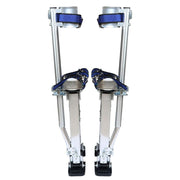 DURAFORCE 24 - 40 Inch Silver Aluminum Alloy Stilts Tool for Painter Drywall Paint Tool