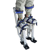 DURAFORCE 24 - 40 Inch Silver Aluminum Alloy Stilts Tool for Painter Drywall Paint Tool