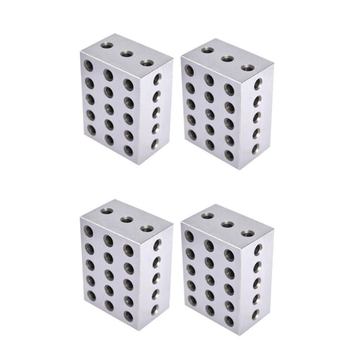 DURAFORCE 2 Matched Pair 0.0002" 2-3-4 234 Blocks 23 Holes Machinist Jig Ultra Precision
