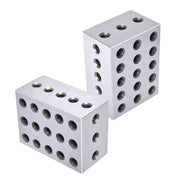DURAFORCE 2 Matched Pair 0.0002" 2-3-4 234 Blocks 23 Holes Machinist Jig Ultra Precision