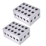 DURAFORCE 2 Matched Pair 0.0002" 2-3-4 234 Blocks 23 Holes Machinist Jig Ultra Precision