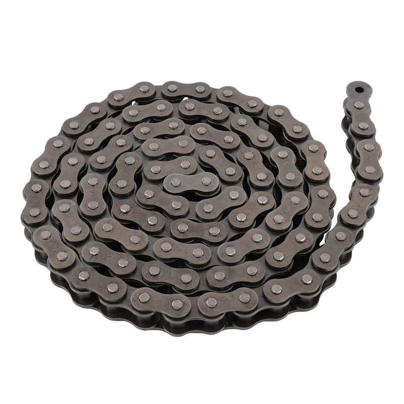 DURAFORCE 10 feet Roller Chain With 1 Connecting Links Heavy Duty #100H