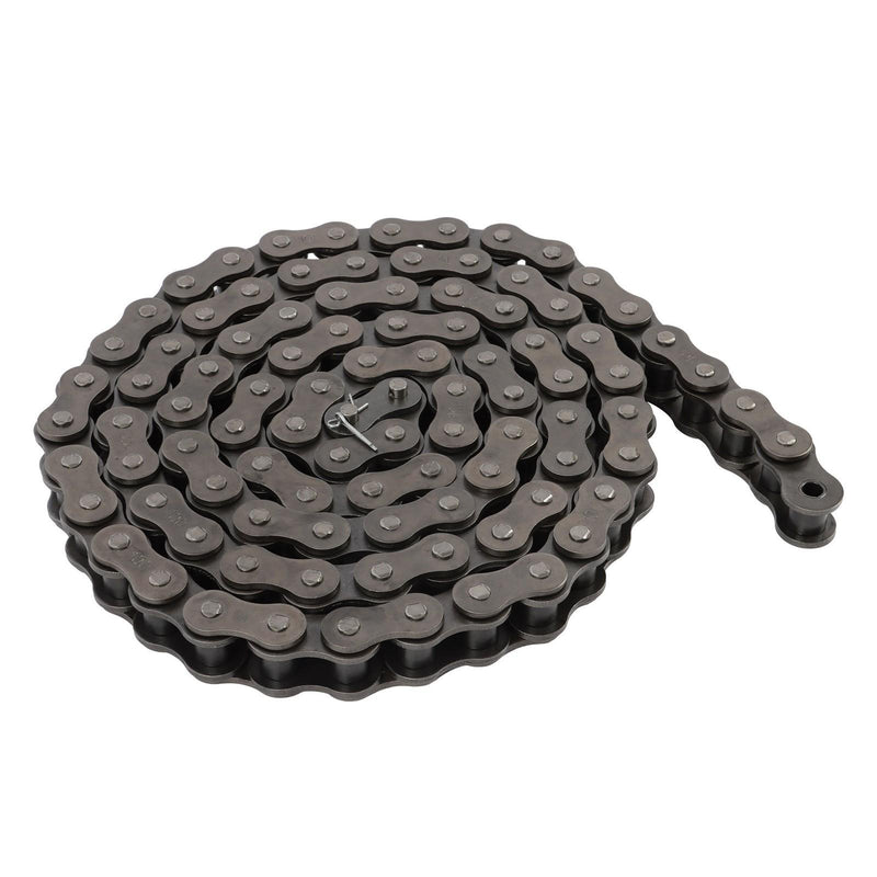 DURAFORCE 10 feet Roller Chain With 1 Connecting Links Heavy Duty #100H