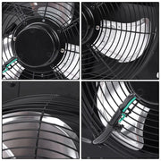 DURAFORCE 12 Inch Shutter Exhaust Fan W/ Speed Controller High Speed Wall Mounted 900 CFM