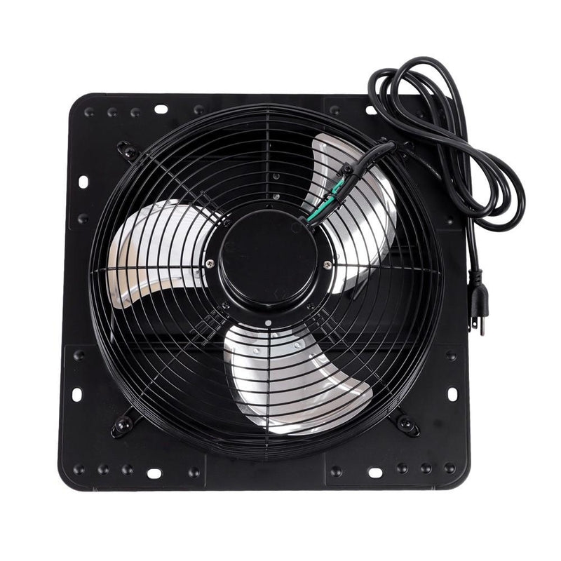 DURAFORCE 12 Inch Shutter Exhaust Fan W/ Speed Controller High Speed Wall Mounted 900 CFM